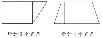 增加3个直角增加4个直角