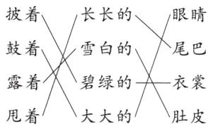 露着碧绿的衣裳甩着大大的肚皮