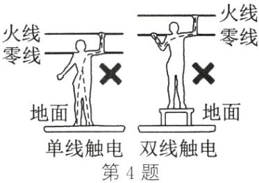 单线触电双线触电第4题