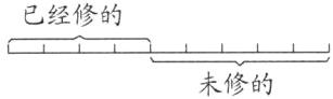 未修的