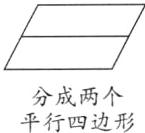 分成两个平行四边形