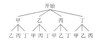 乙丙丁甲丙丁甲乙丁甲乙丙