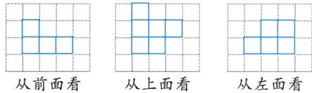 从上面看从前面看从左面看