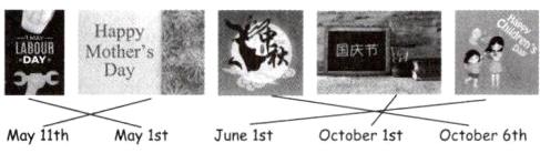 DayOctober1stOctober6thJune1stMay1ithMay1st