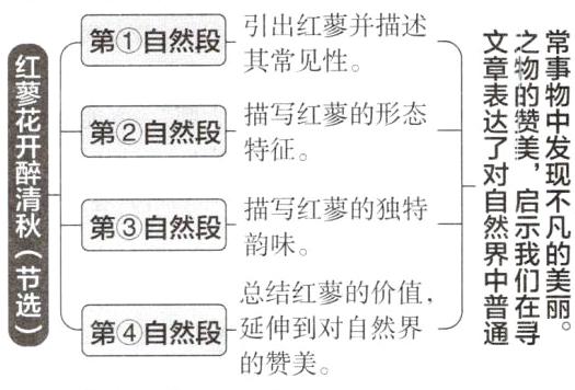 第自然段延伸到对自然界通寻的赞美