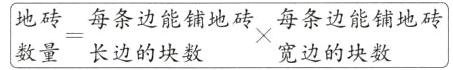 地砖每条边能铺地砖每条边能铺地砖数量长边的块数宽边的块数