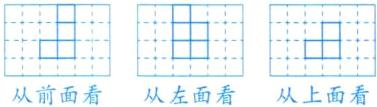 从左面看从前面看从上面看