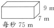 每秒75m