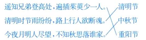 清明时节雨纷纷路上行人欲断魂秋节重阳节今夜月明人尽望不知秋思落谁家