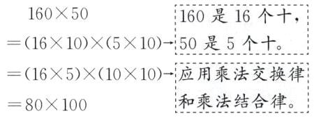 1651010应用乘法交换律和乘法结合律80100