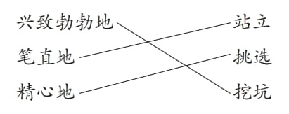 精心地挖坑