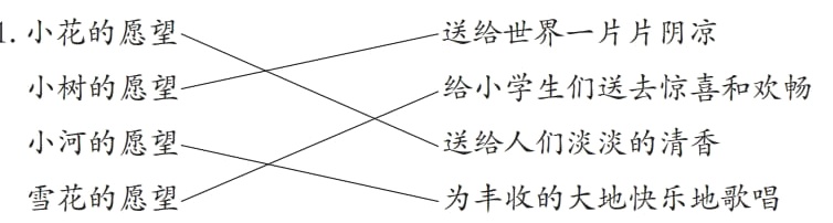 雪花的愿望为丰收的大地快乐地歌唱