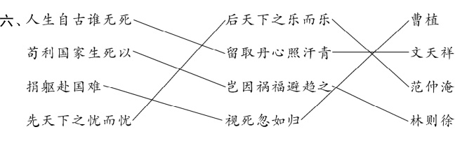 先天下之忧而忧视死忽如归林则徐