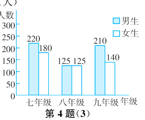 七年级八年级九年级年级第4题3