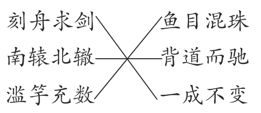 滥竽充数一成不变