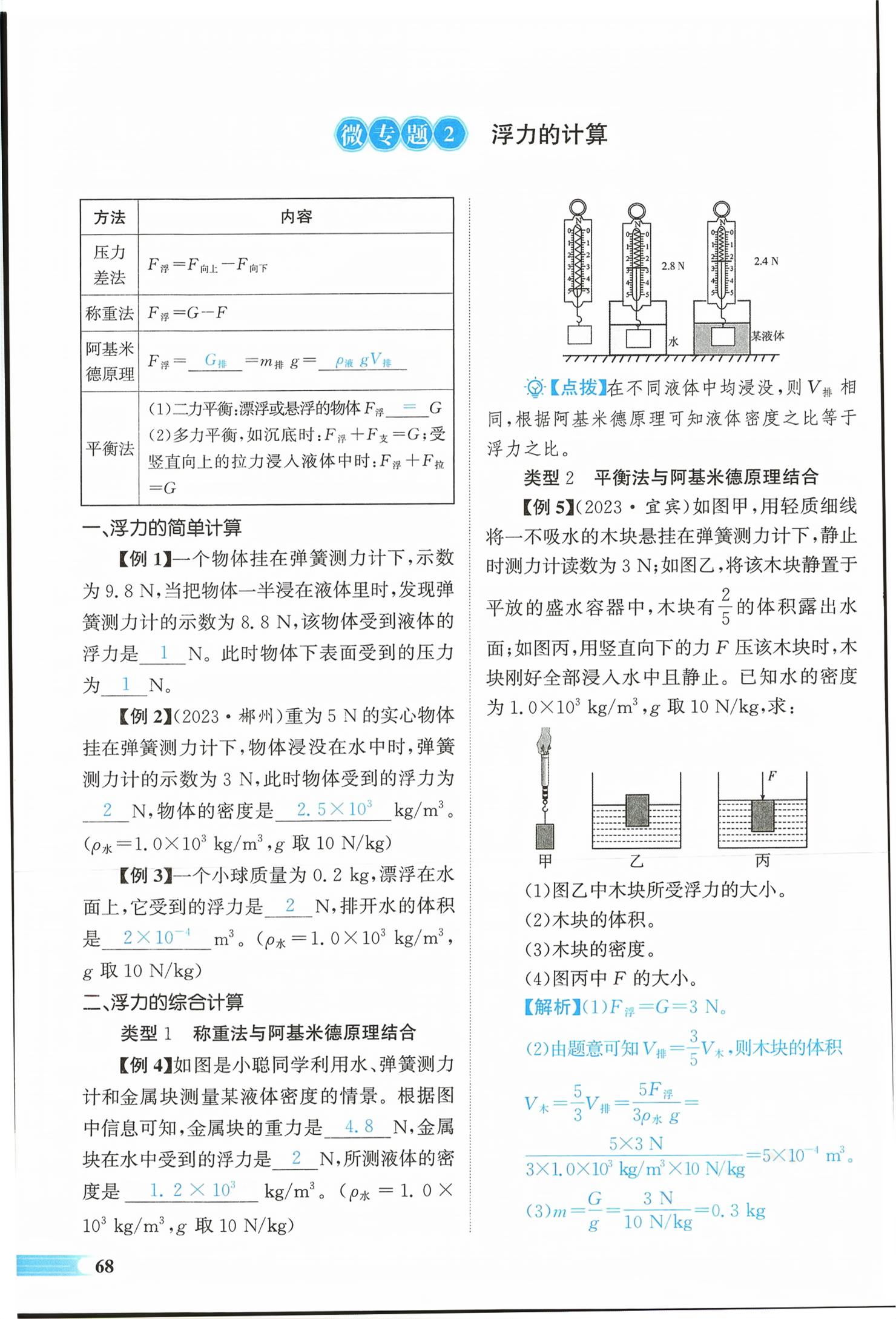 2026年中考启航物理湖南专版&nbsp;第68页