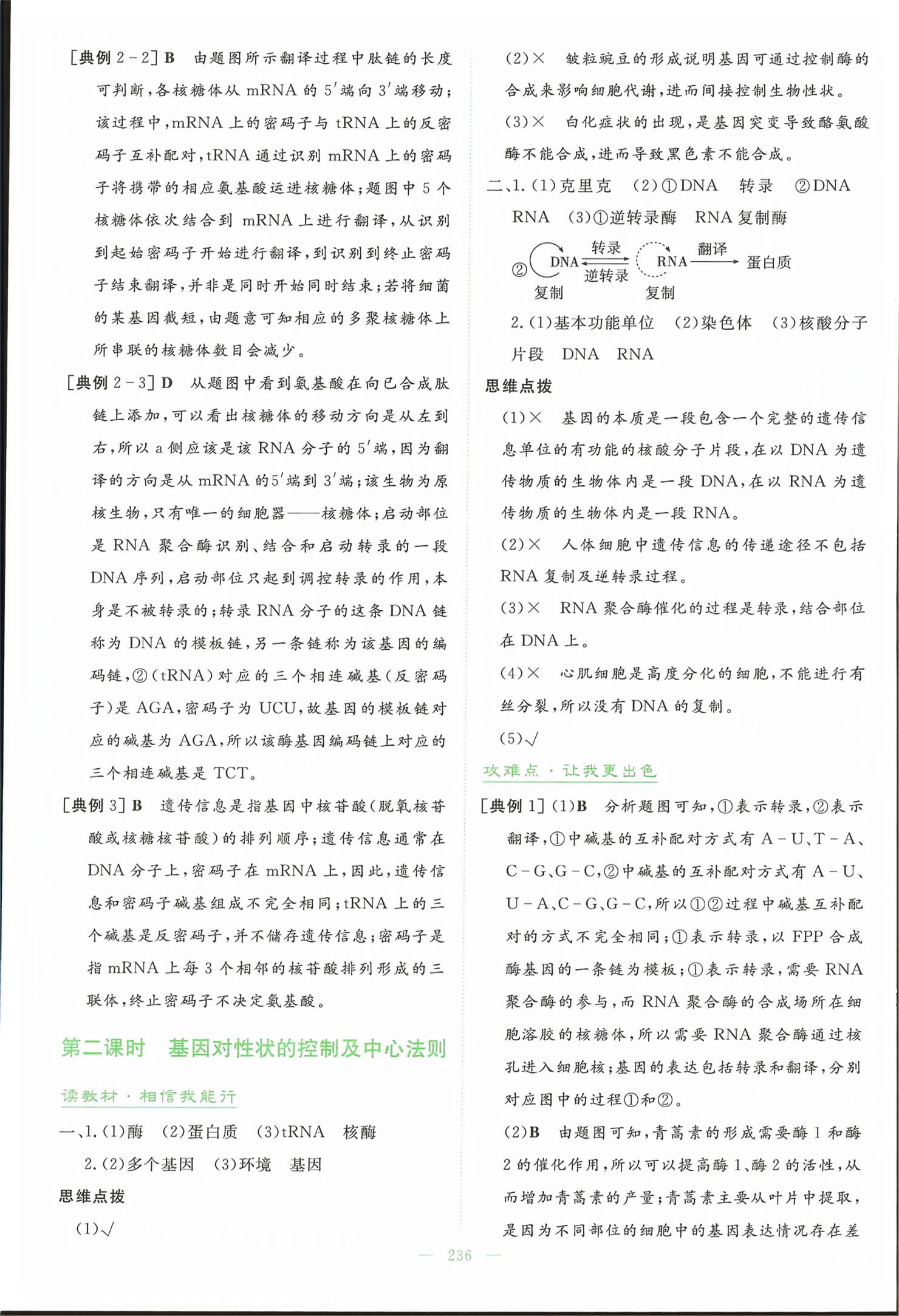 2026年高中全程学习导与练高中生物必修第二册通用版&nbsp;第15页