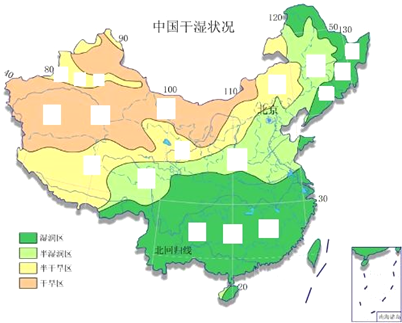 中国干湿区分布图片