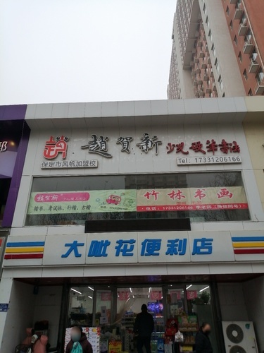 赵贺新少儿硬笔书法保定风帆加盟校