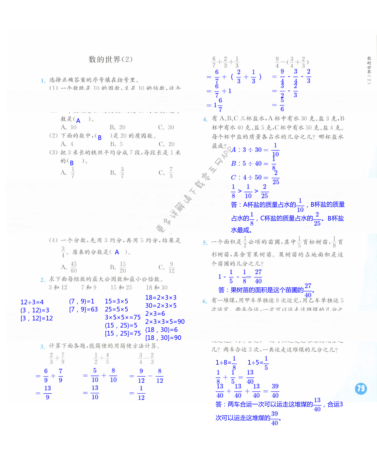 八 整理与复习 - 第79页
